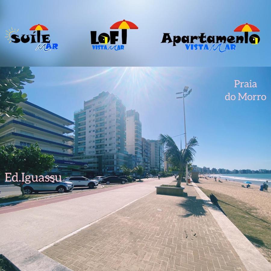 Apartamento Vista Mar - 2 quartos - Praia do Morro - prédio frente Mar - elevador - atravessou a avenida, já está na praia - com garagem - internet Guarapari Exterior foto